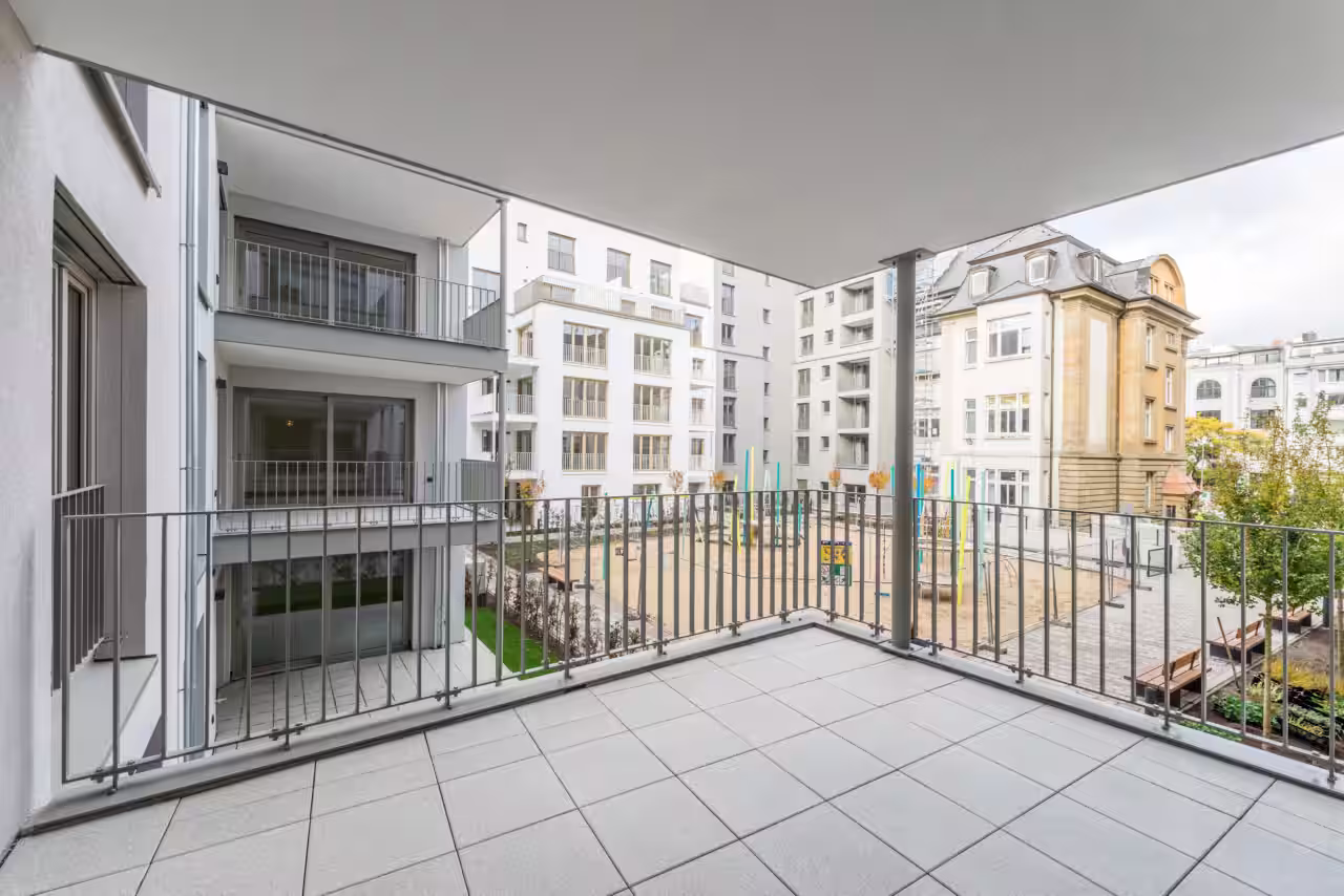 Musterwohnung Balkon